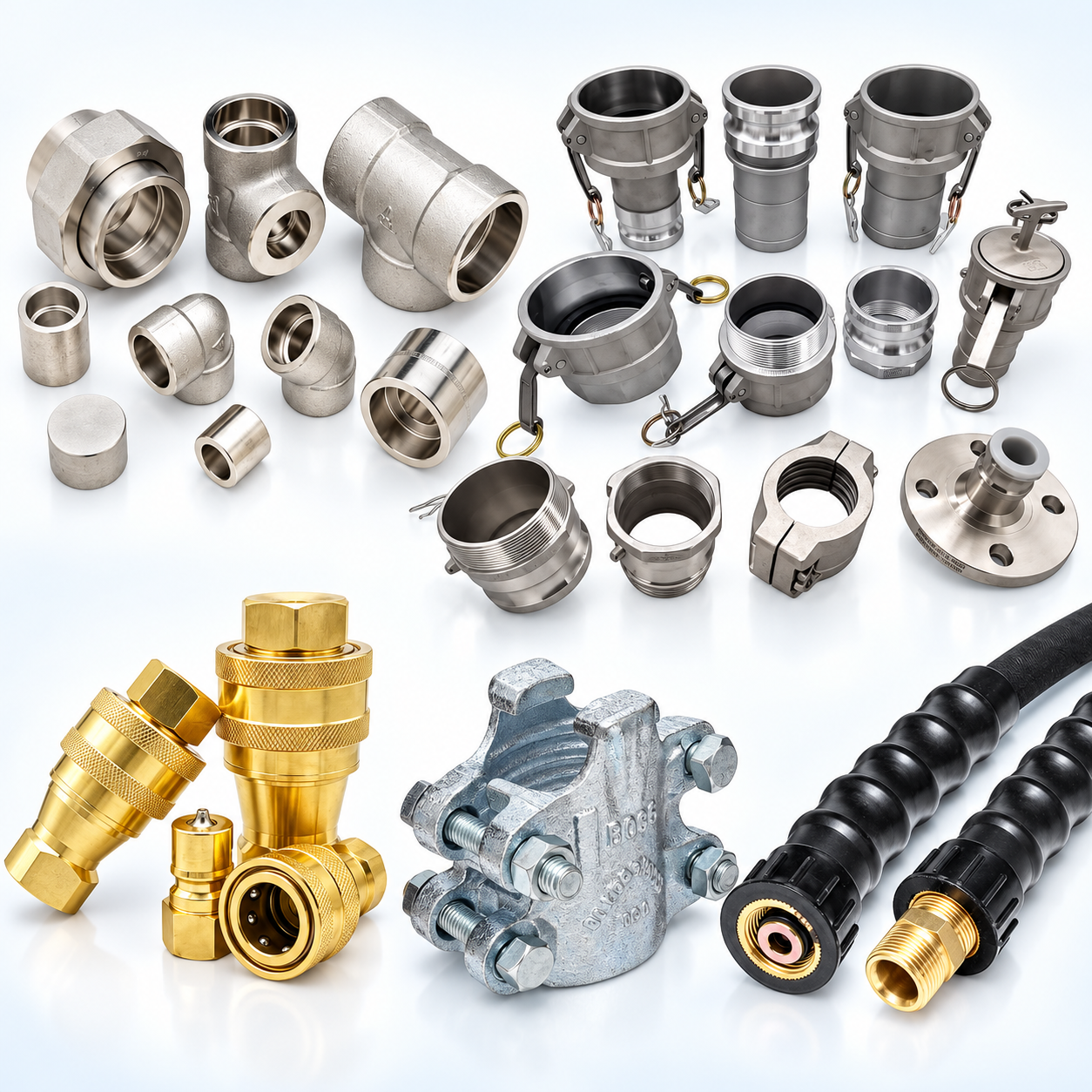 Hose fittings and camlocks